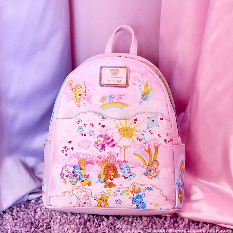 Load image into Gallery viewer, Loungefly Carebears Cousins Crew Mini Backpack
