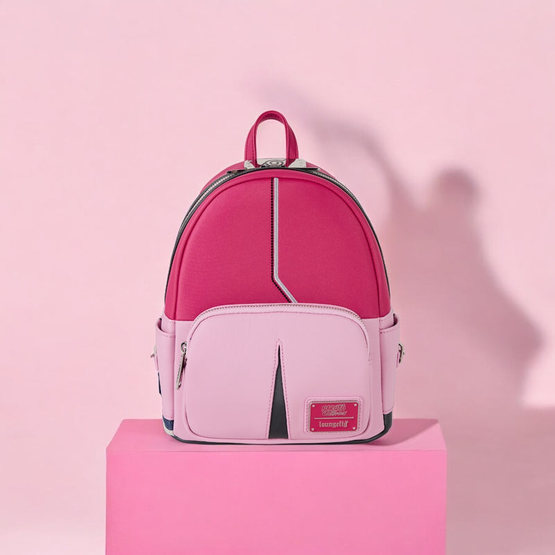 Load image into Gallery viewer, Loungefly Naruto Sakura Cosplay Outfit Mini Backpack
