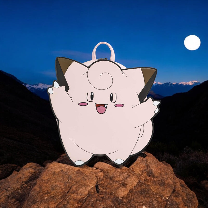 Load image into Gallery viewer, Loungefly Pokemon Clefairy Cosplay Mini Backpack
