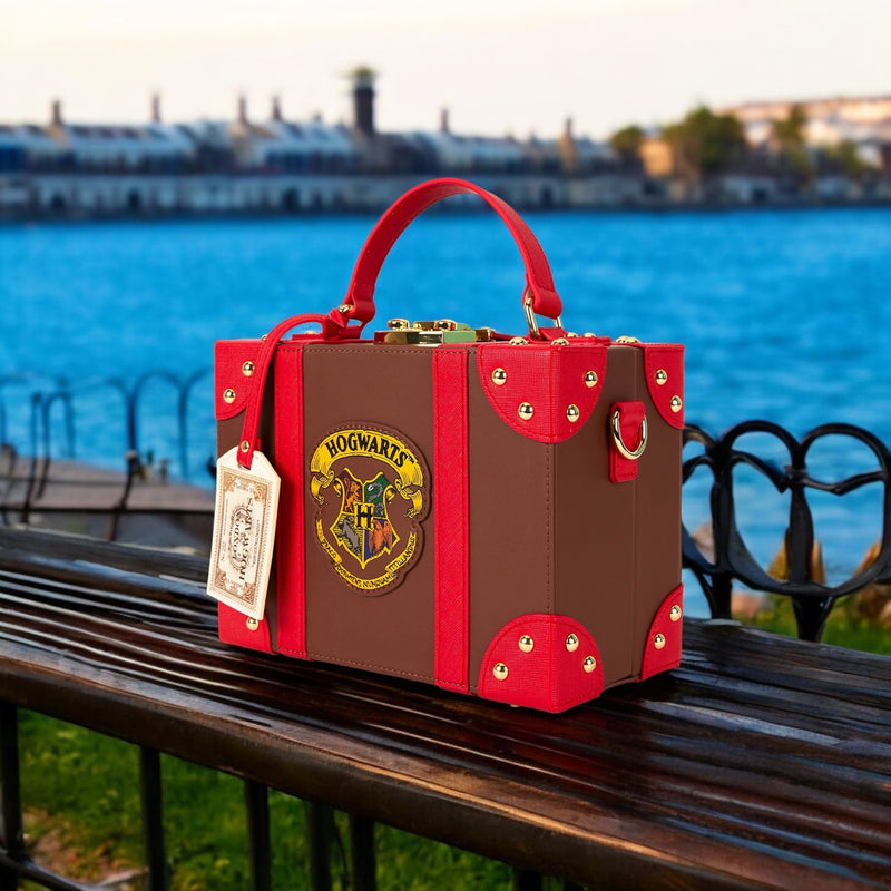 Load image into Gallery viewer, Loungefly Harry Potter Hogwarts Express Luggage Crossbody
