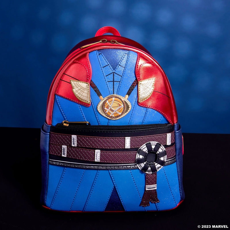 Load image into Gallery viewer, OUTLET - Loungefly Marvel Metallic Doctor Strange Mini Backpack
