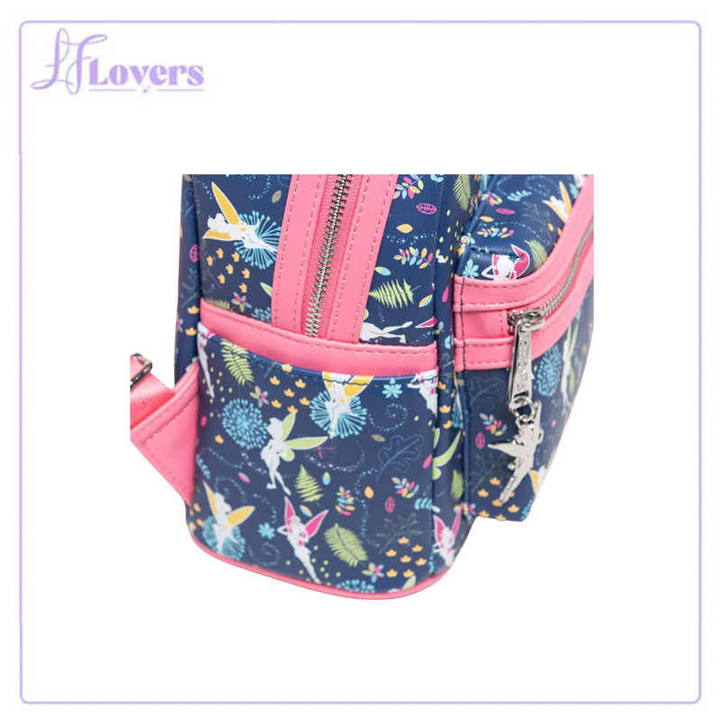 Load image into Gallery viewer, Loungefly Disney Tinkerbell Glow in the Dark Allover Print Backpack
