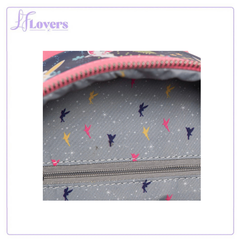 Load image into Gallery viewer, Loungefly Disney Tinkerbell Glow in the Dark Allover Print Backpack
