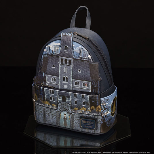 Loungefly MGM Wednesday Nevermore Academy Mini Backpack - LF Lovers