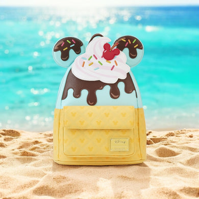 Loungefly Disney Mickey And Minni Sweets Ice Cream Mini Backpack - PRE ORDER
