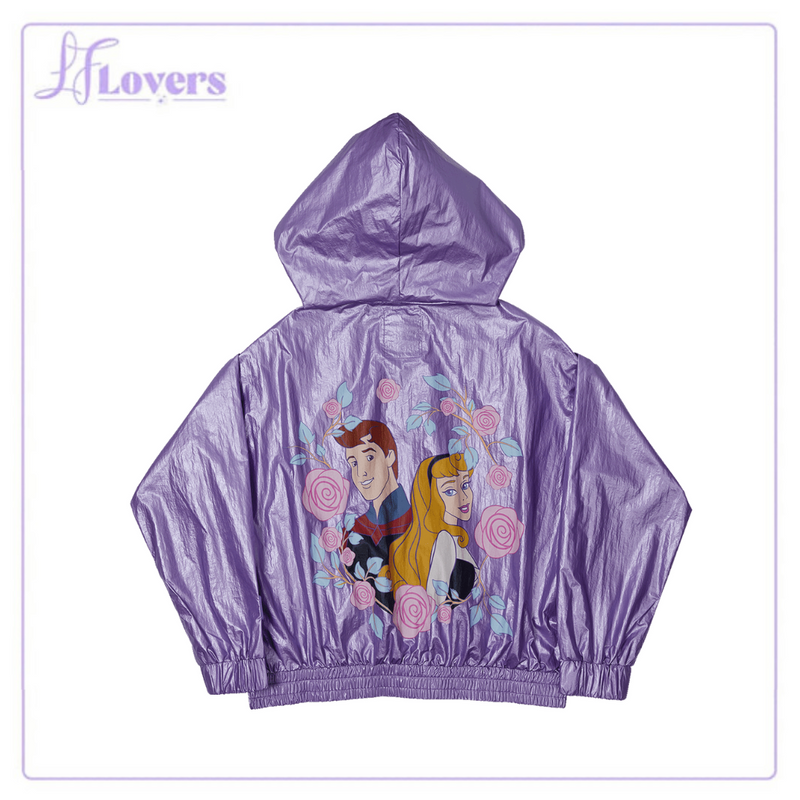 Load image into Gallery viewer, Loungefly Disney Princess Aurora &amp; Prince Phillip Unisex Windbreaker - PRE ORDER - LF Lovers
