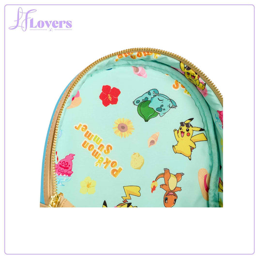 Loungefly Pokémon Beach Day Mini Backpack