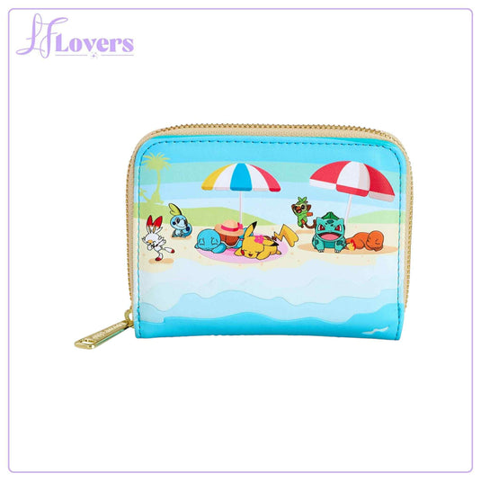 Loungefly Pokémon Beach Day Scene Zip Wallet