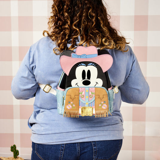 Loungefly Disney Western Minnie Mouse Cosplay Mini Backpack - LF Lovers