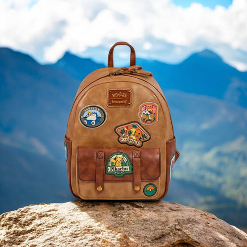 Loungefly Pokémon Camper Patch Mini Backpack