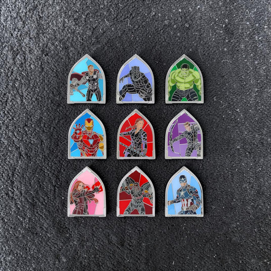 Loungefly Marvel Infinity Stained Glass Mystery Pins - LF Lovers