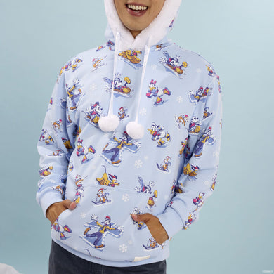 Loungefly Disney Mickey And Friends Winter Wonderland Hooded Sweatshirt