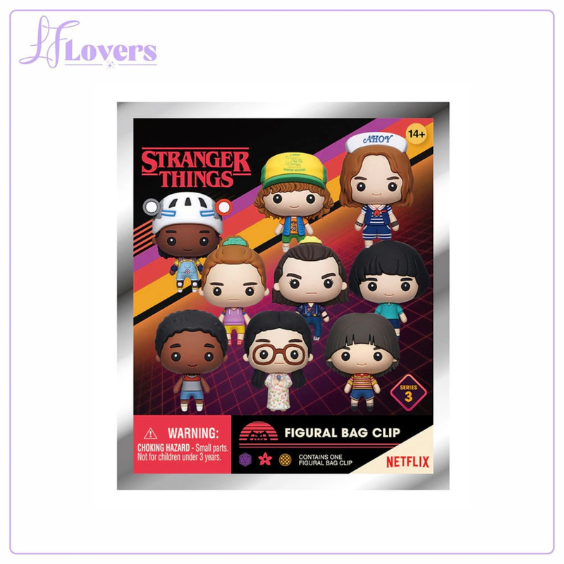 Load image into Gallery viewer, Stranger Things Series 3 3D Foam Mystery Bag Clips - LF Lovers
