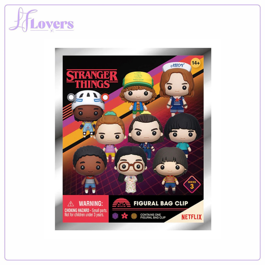 Stranger Things Series 3 3D Foam Mystery Bag Clips - LF Lovers