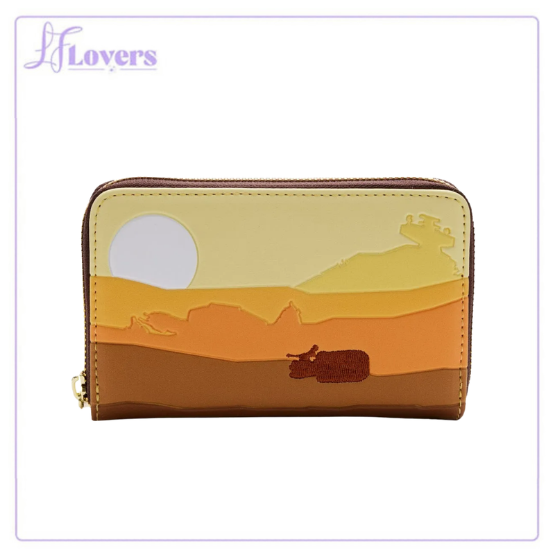 Load image into Gallery viewer, Loungefly Star Wars Lands Jakku Zip Around Wallet
