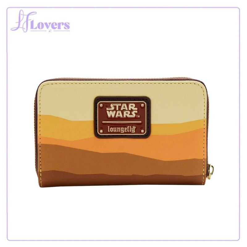 Load image into Gallery viewer, Loungefly Star Wars Lands Jakku Zip Around Wallet
