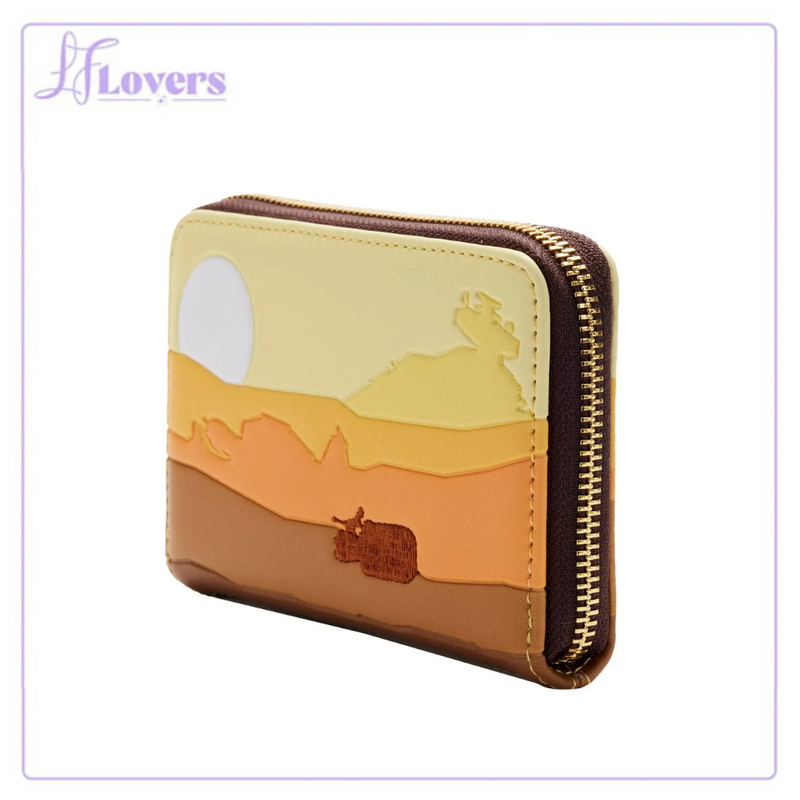 Load image into Gallery viewer, Loungefly Star Wars Lands Jakku Zip Around Wallet
