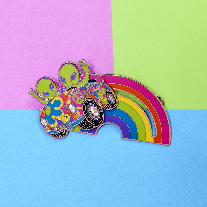 Load image into Gallery viewer, Loungefly Lisa Frank Zoomer &amp; Zorbit 3 Inch Pin - LF Lovers
