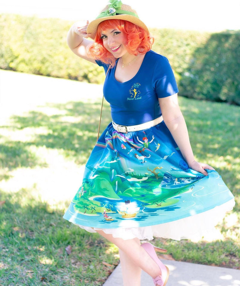 Load image into Gallery viewer, OUTLET - Stitch Shoppe Peter Pan Neverland Sandy Skirt - PROMO - LF Lovers
