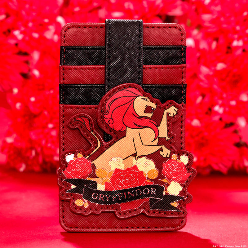 Load image into Gallery viewer, Loungefly Warner Brothers Harry Potter Gryffindor House Tattoo Card Holder - LF Lovers

