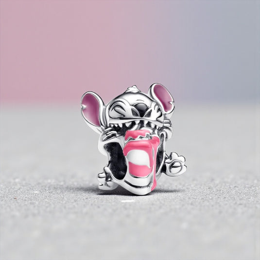 Pandora Disney Stitch Birthday Cake Charm