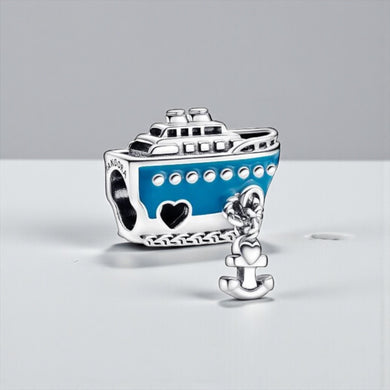 Pandora Anchored Cruise Ship Charm