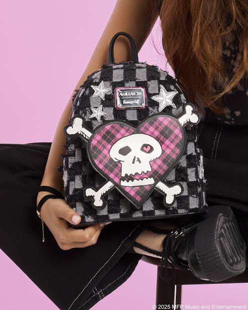 Load image into Gallery viewer, Loungefly Avril Lavigne Cosplay Mini Backpack
