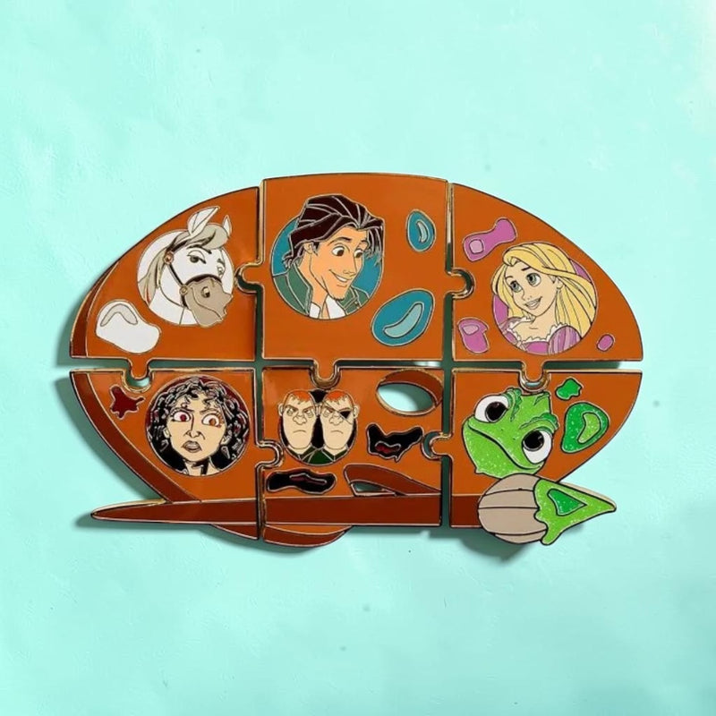 Load image into Gallery viewer, Loungefly Disney Tangled Paints Blind Box Pin Set
