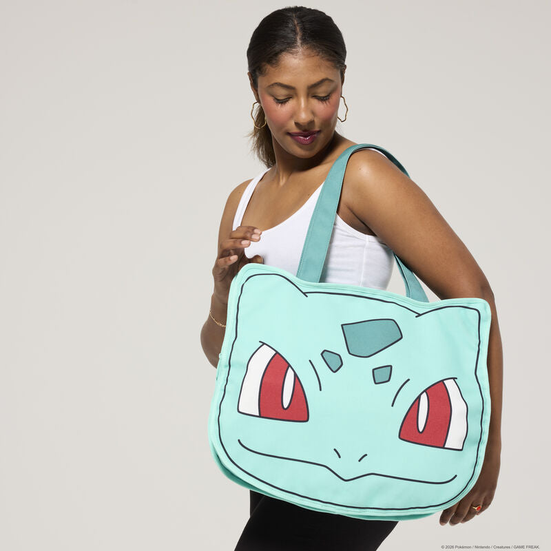 Load image into Gallery viewer, Loungefly Pokémon Bulbasaur Canvas Tote
