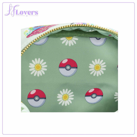 Loungefly Pokémon Grass Type Allover Print Crossbody Bag