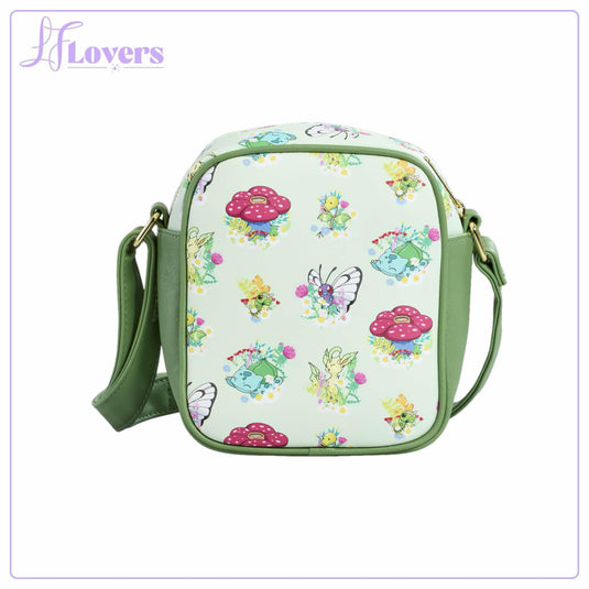 Loungefly Pokémon Grass Type Allover Print Crossbody Bag