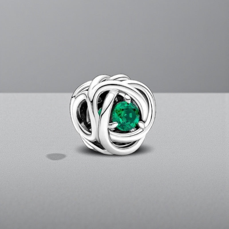 Load image into Gallery viewer, Pandora May Birthstone Eternity Circle Charm
