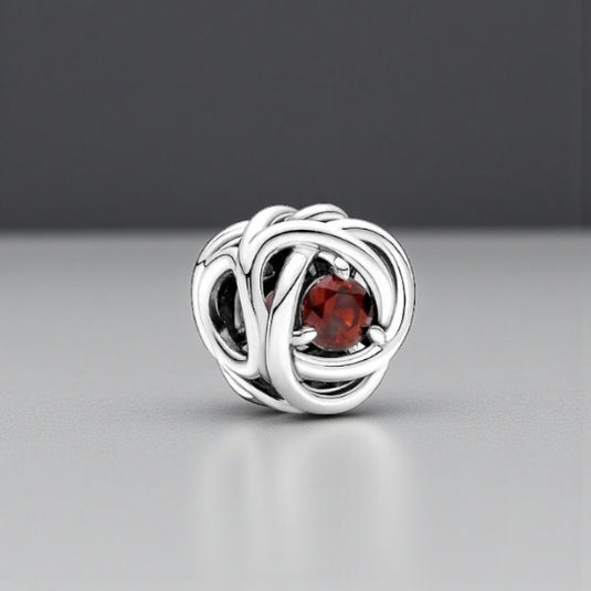 Pandora January Birthstone Eternity Circle Charm