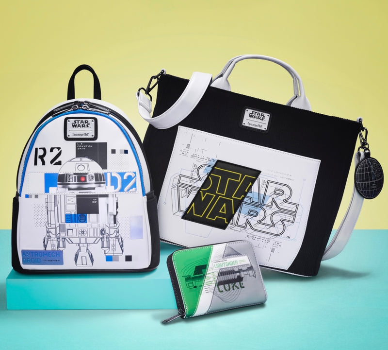 Load image into Gallery viewer, Loungefly Star Wars The Power Of The Force Convertible Tote Bag
