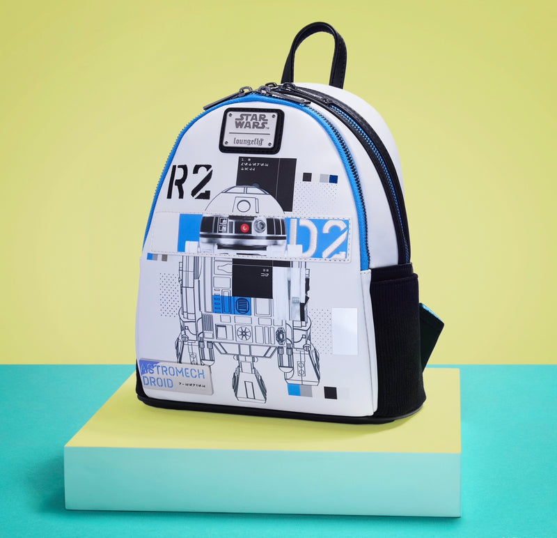 Load image into Gallery viewer, OUTLET - Loungefly Star Wars The Power Of The Force Astromech Droid Mini Backpack - DISPLAY - LF Lovers
