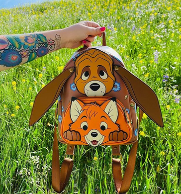 Loungefly Disney Fox And The Hound Tod And Copper Cosplay Mini Backpack