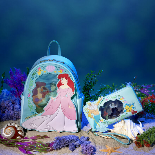Loungefly Disney The Little Mermaid Princess Lenticular Wristlet