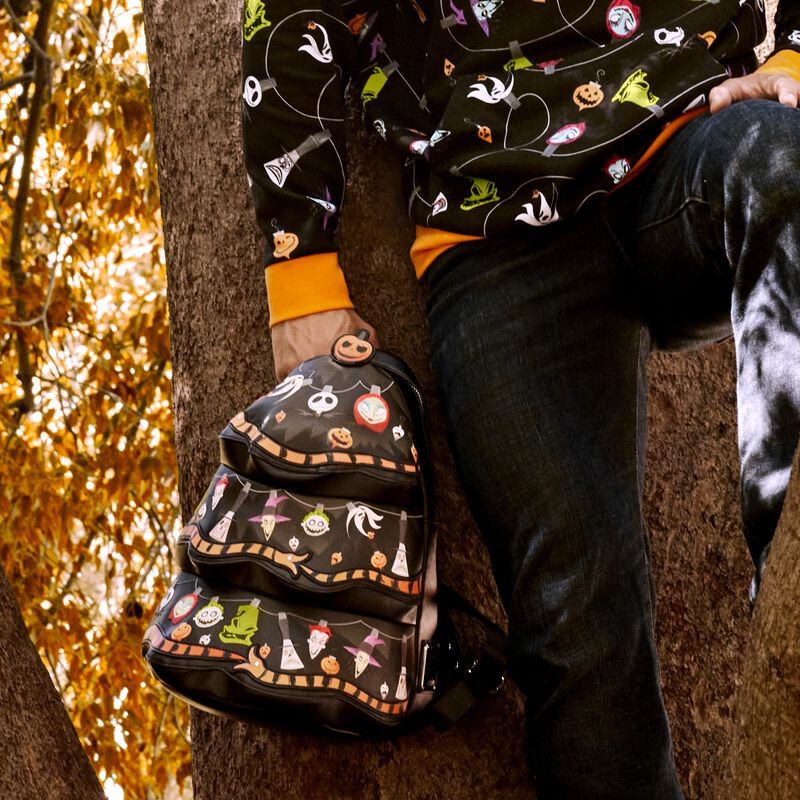Load image into Gallery viewer, Loungefly Disney Nightmare Before Christmas Figural Tree Mini Backpack
