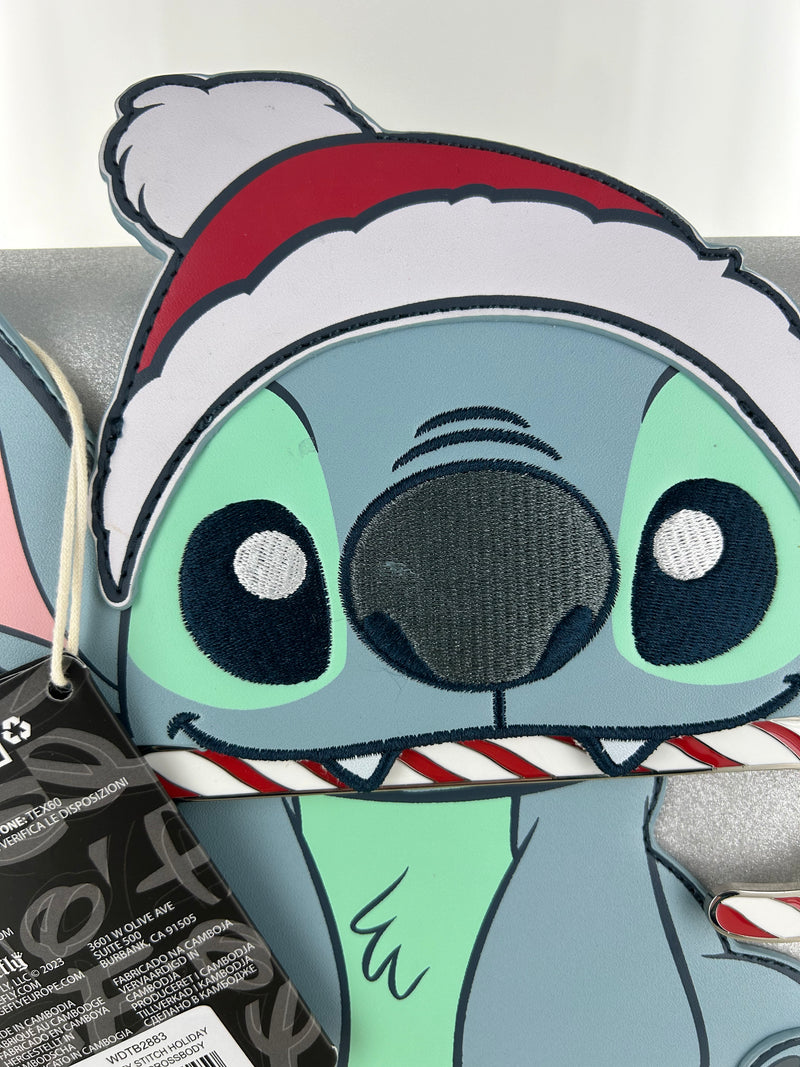 Load image into Gallery viewer, OUTLET - Loungefly Disney Stitch Holiday Cosplay Crossbody-FAULTY - LF Lovers
