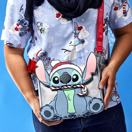 Loungefly Disney Stitch Holiday Cosplay Crossbody