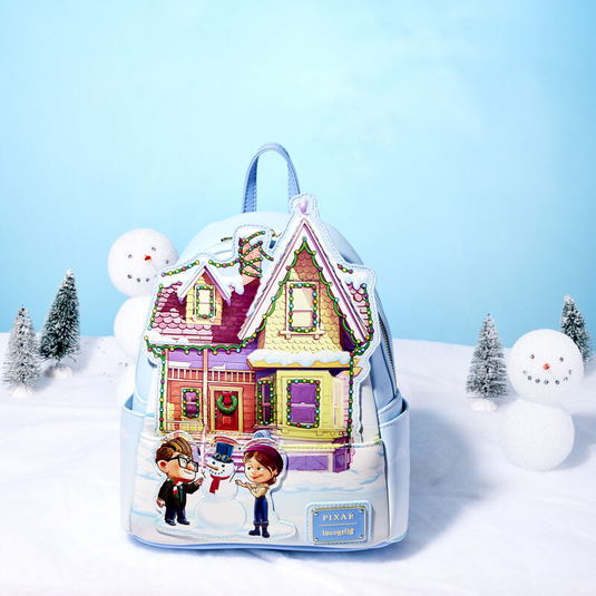 Loungefly Disney Pixar Up House Christmas Lights Mini Backpack
