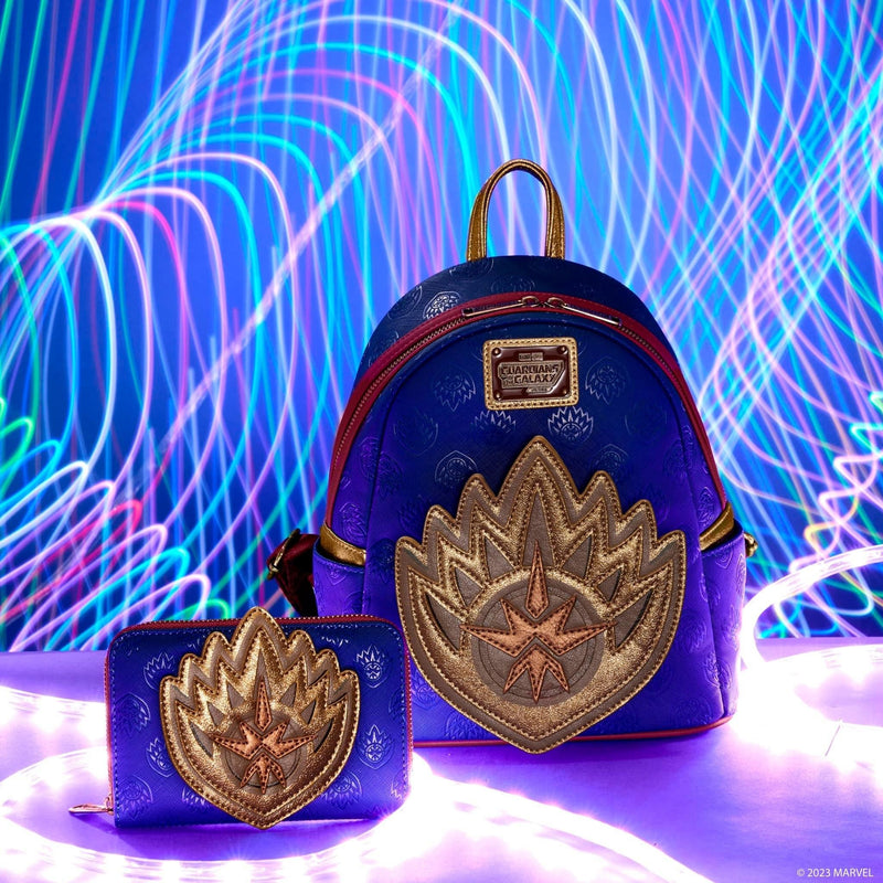 Load image into Gallery viewer, Loungefly Marvel Guardians Of The Galaxy 3 Ravager Badge Zip Around Wallet
