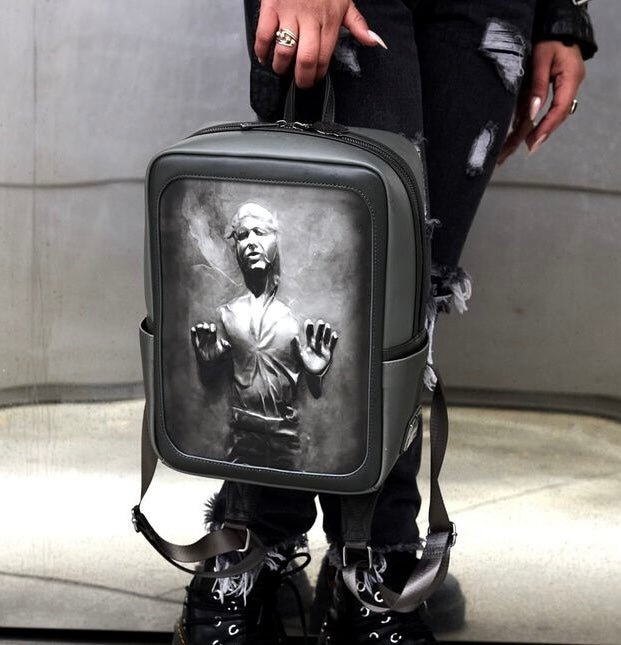 Load image into Gallery viewer, Loungefly Star Wars Return Of The Jedi 40th Anniversary Han In Carbonite Mini Backpack
