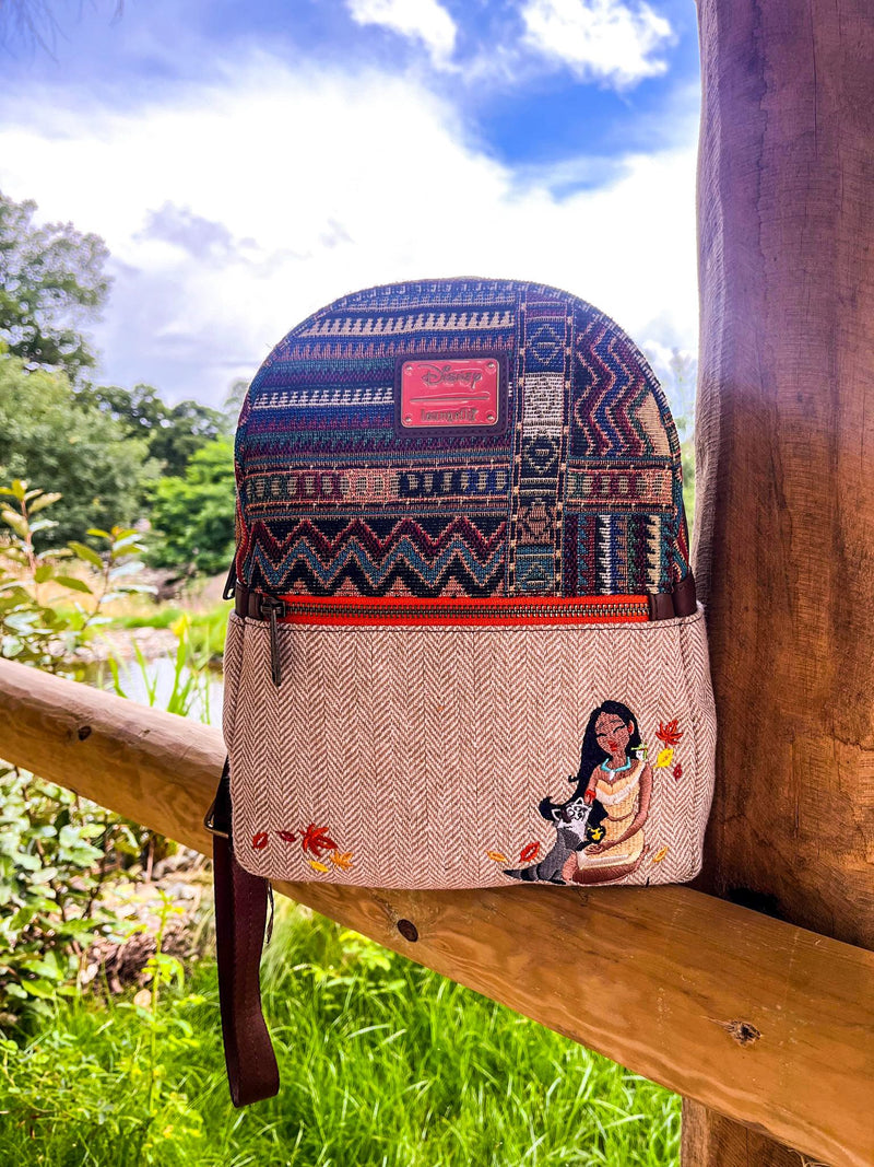 Load image into Gallery viewer, Loungefly Disney Pocahontas Woven Mini Backpack - EMEA Exclusive
