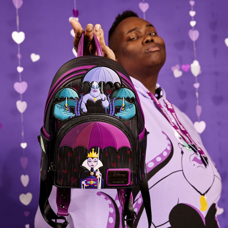 Load image into Gallery viewer, Loungefly Disney Villains Curse Your Hearts Mini Backpack - LF Lovers
