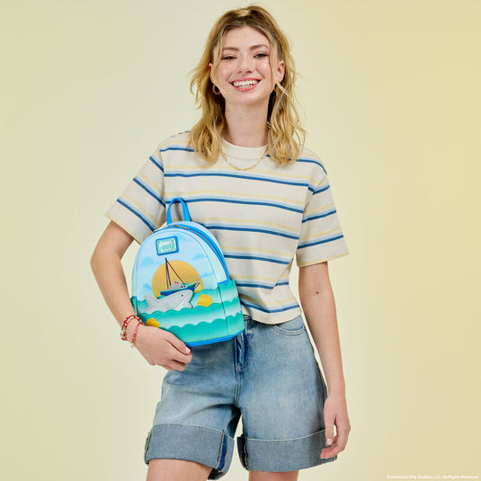Loungefly Universal Jaws Mini Backpack
