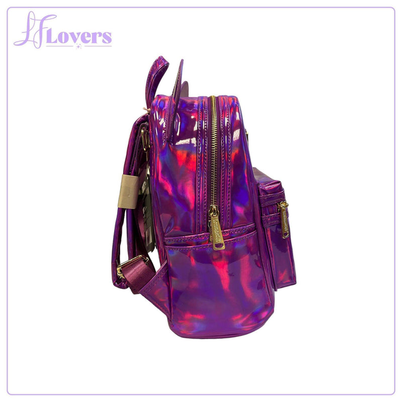 Load image into Gallery viewer, Loungefly Disney Mickey Mouse Purple Oil Slick Mini Backpack - LF Lovers
