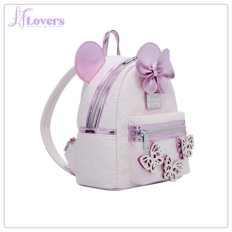 Load image into Gallery viewer, Loungefly Disney Minnie Mouse Pink Butterfly Mini Backpack - LF Lovers
