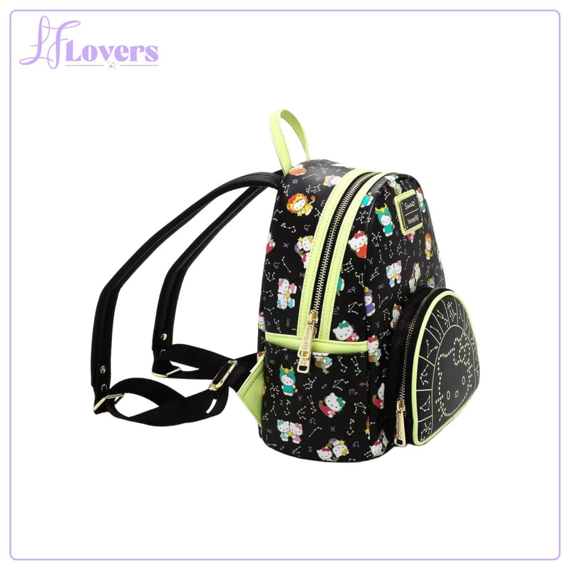 Load image into Gallery viewer, Loungefly Sanrio Hello Kitty Zodiac Sign Glow-in-the-Dark Mini Backpack - LF Lovers
