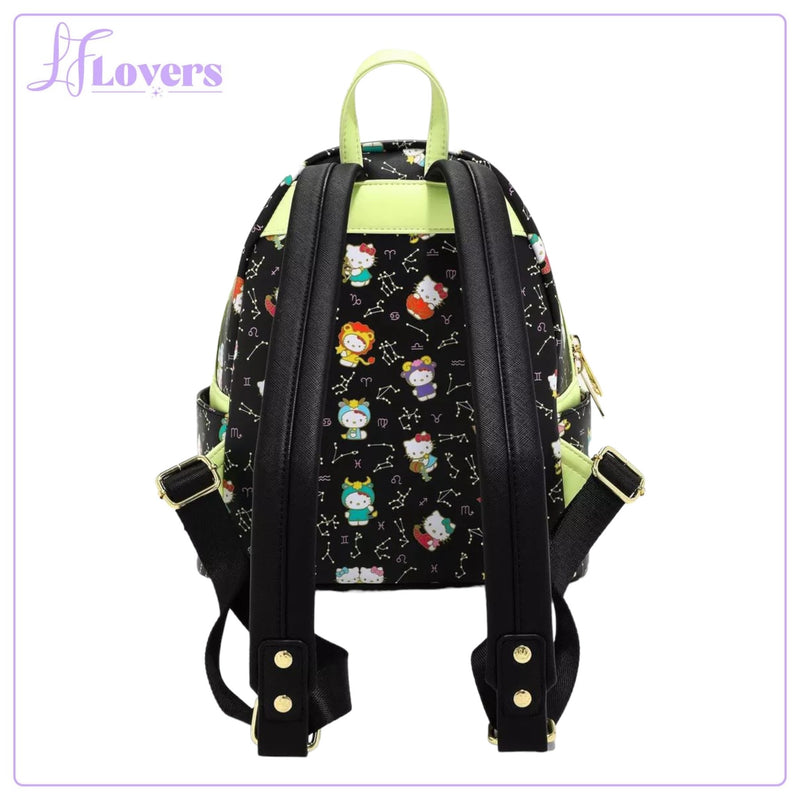 Load image into Gallery viewer, Loungefly Sanrio Hello Kitty Zodiac Sign Glow-in-the-Dark Mini Backpack - LF Lovers
